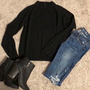 Plain Black Sweater